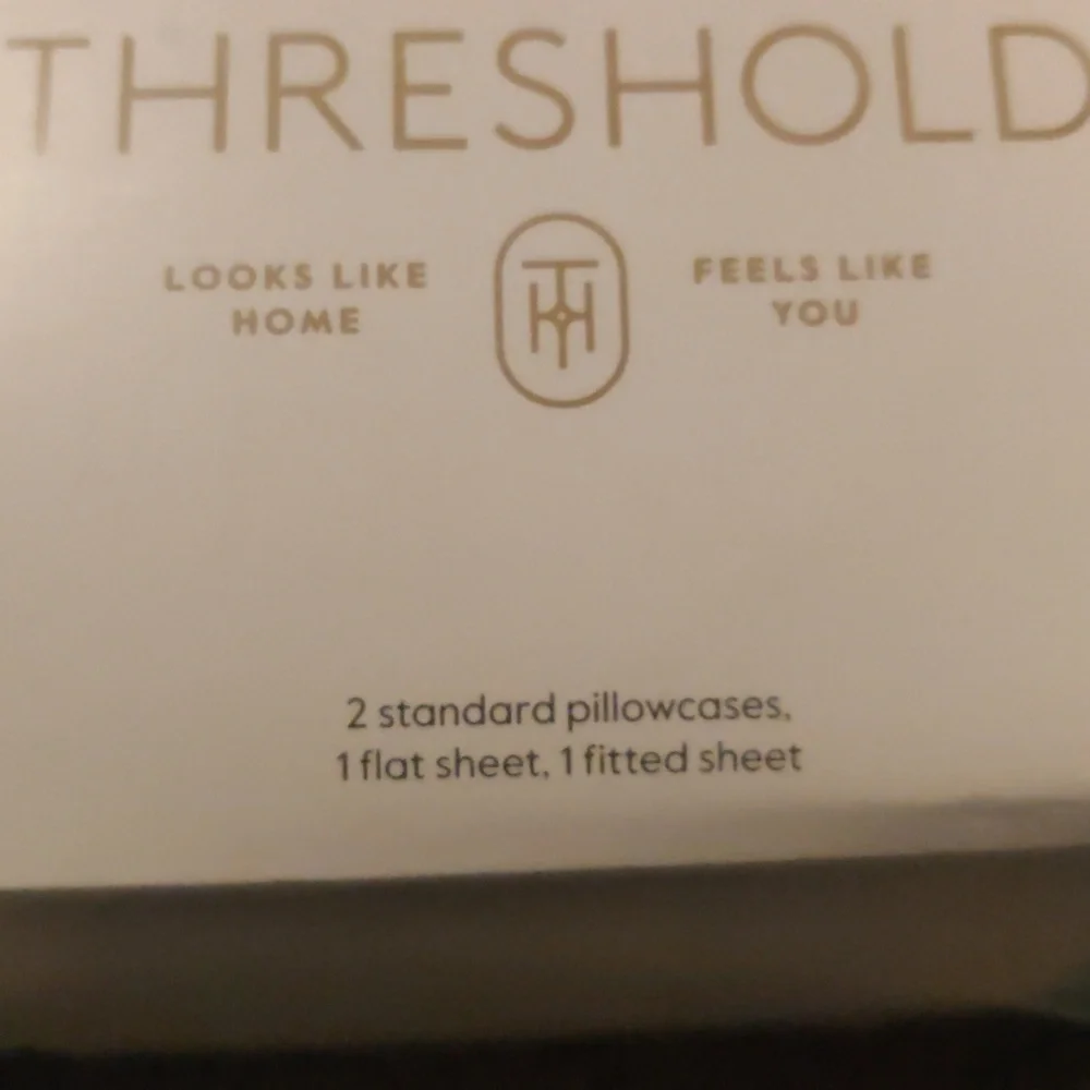 New!Threshold Full Performance sheet set Light blue smooth sateen Cottagecore Y2